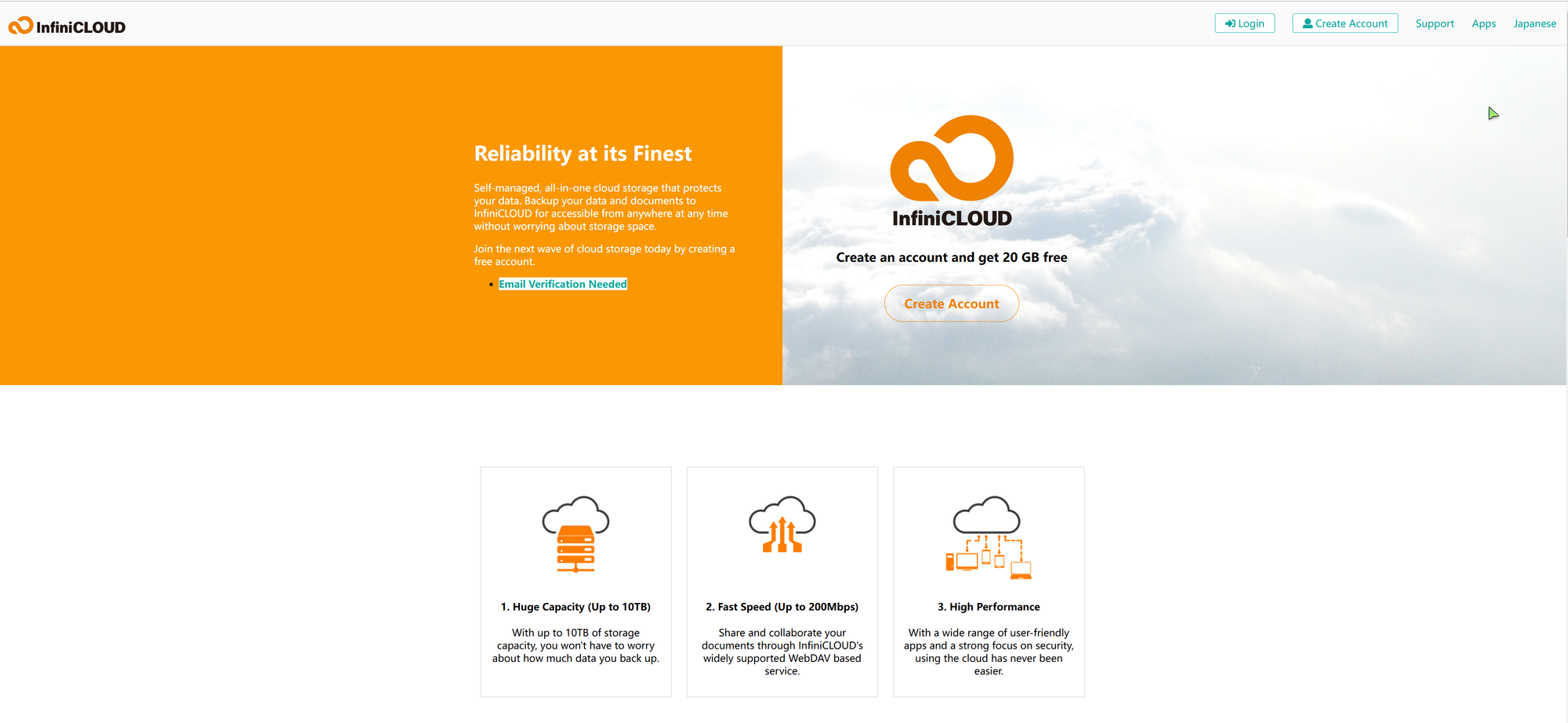 日本免费网盘InfiniCloud